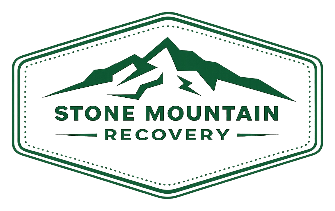 Stone Mountain Recovery logo, link to homepage
